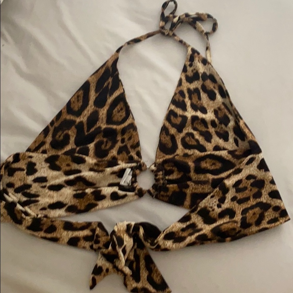 Leopard cheetah crop top